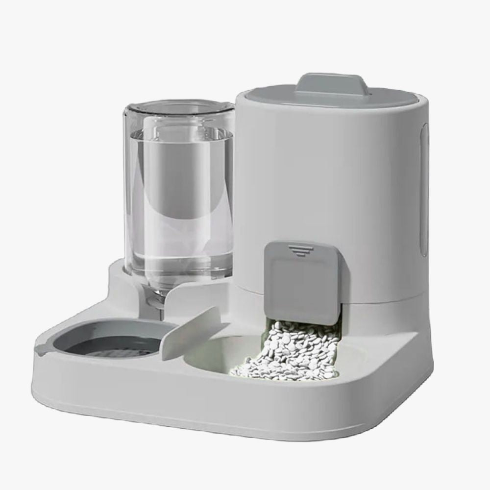 Automatic Gravity Pet Feeder - Spill-Proof Cat Food Dispenser