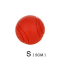 Solid Rubber Dog Ball - Bite-Resistant TPR Chew Toy for Dogs