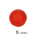 Solid Rubber Dog Ball - Bite-Resistant TPR Chew Toy for Dogs
