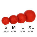 Solid Rubber Dog Ball - Bite-Resistant TPR Chew Toy for Dogs