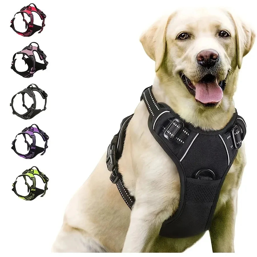 Solid Color Vest Dog Harness - Daily Walking Harness for Dogs