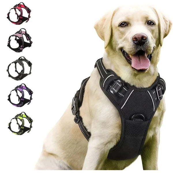 Solid Color Vest Dog Harness - Daily Walking Harness for Dogs