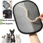 Pet Hair Remover Grooming Gloves - Reusable Double-Sided