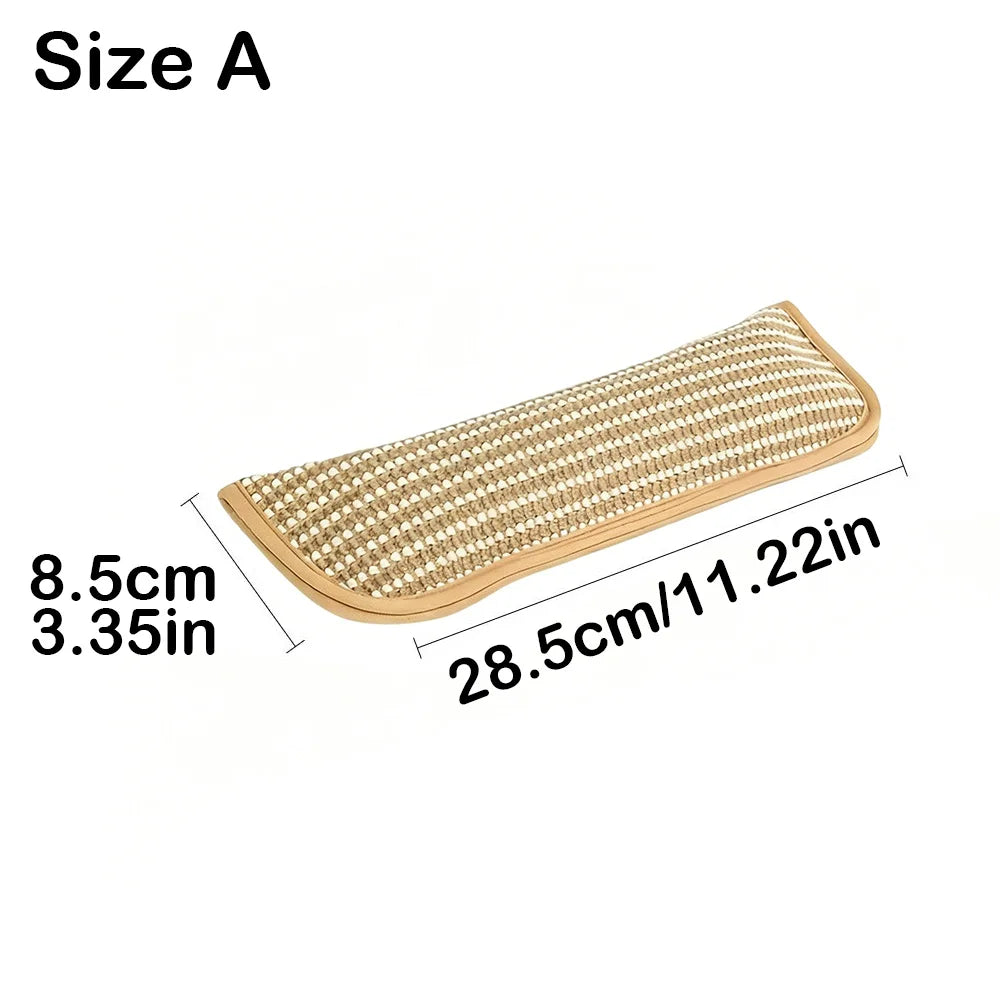 Catnip Pillow Kicker Toy - Natural Sisal Cat Toy with Catnip
