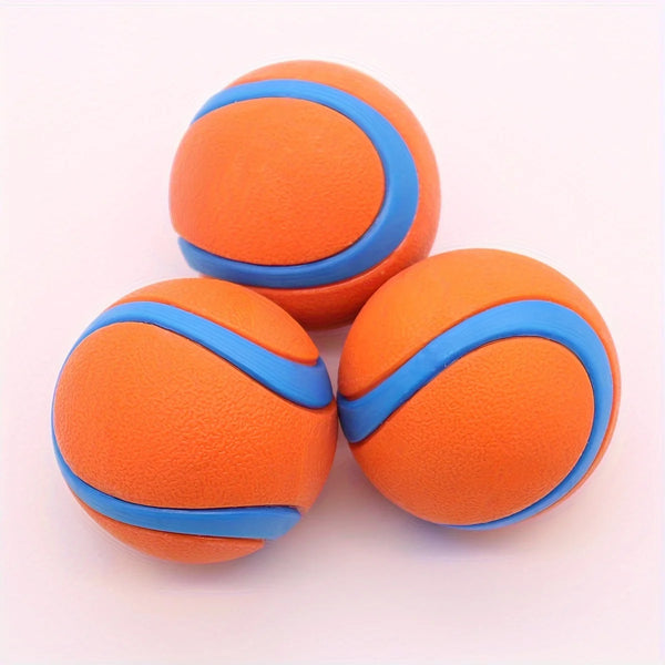 Silicone Dog Chew Ball - Durable Chew Toy for Medium Breeds