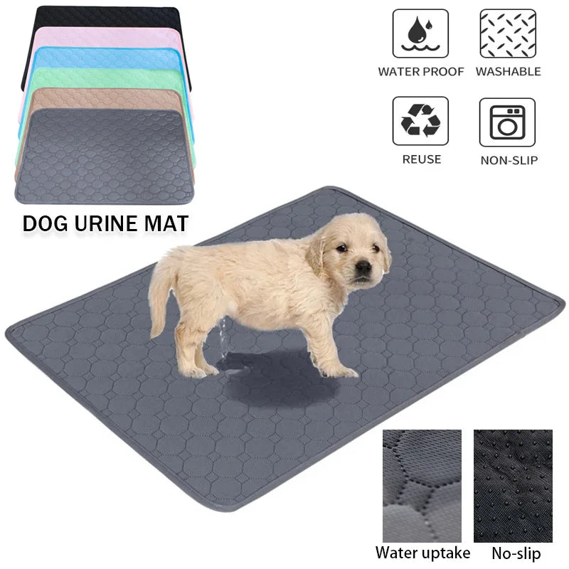 Washable Dog Pee Pads - Reusable Waterproof Puppy Training Mat