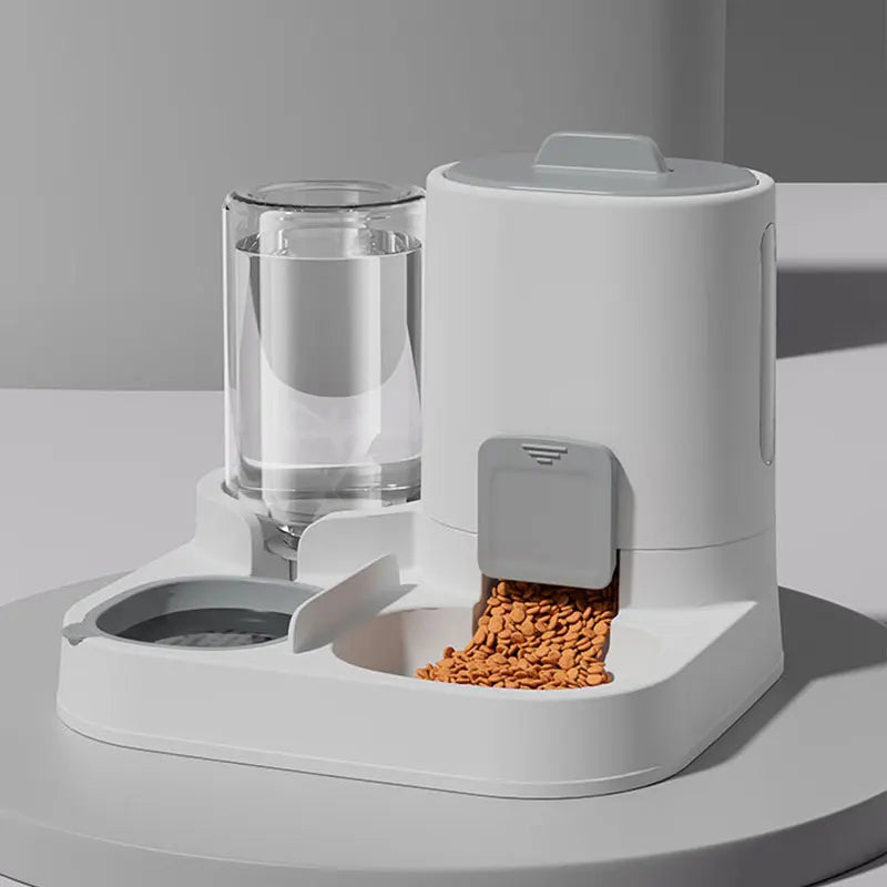 Automatic Gravity Pet Feeder - Spill-Proof Cat Food Dispenser