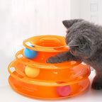 Cat Turntable Ball Toy - Three-Layer or Four-Layer Plastic