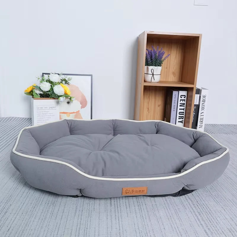 Corduroy Dog Sofa Bed - Washable Sleeping Mat for Dogs & Cats