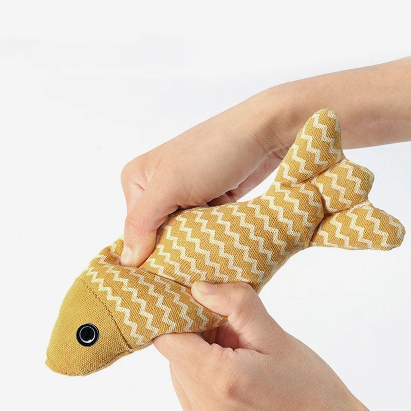 Fish Kicker Cat Toy - Cloth Fish Pillow for Cats, 3 Designs