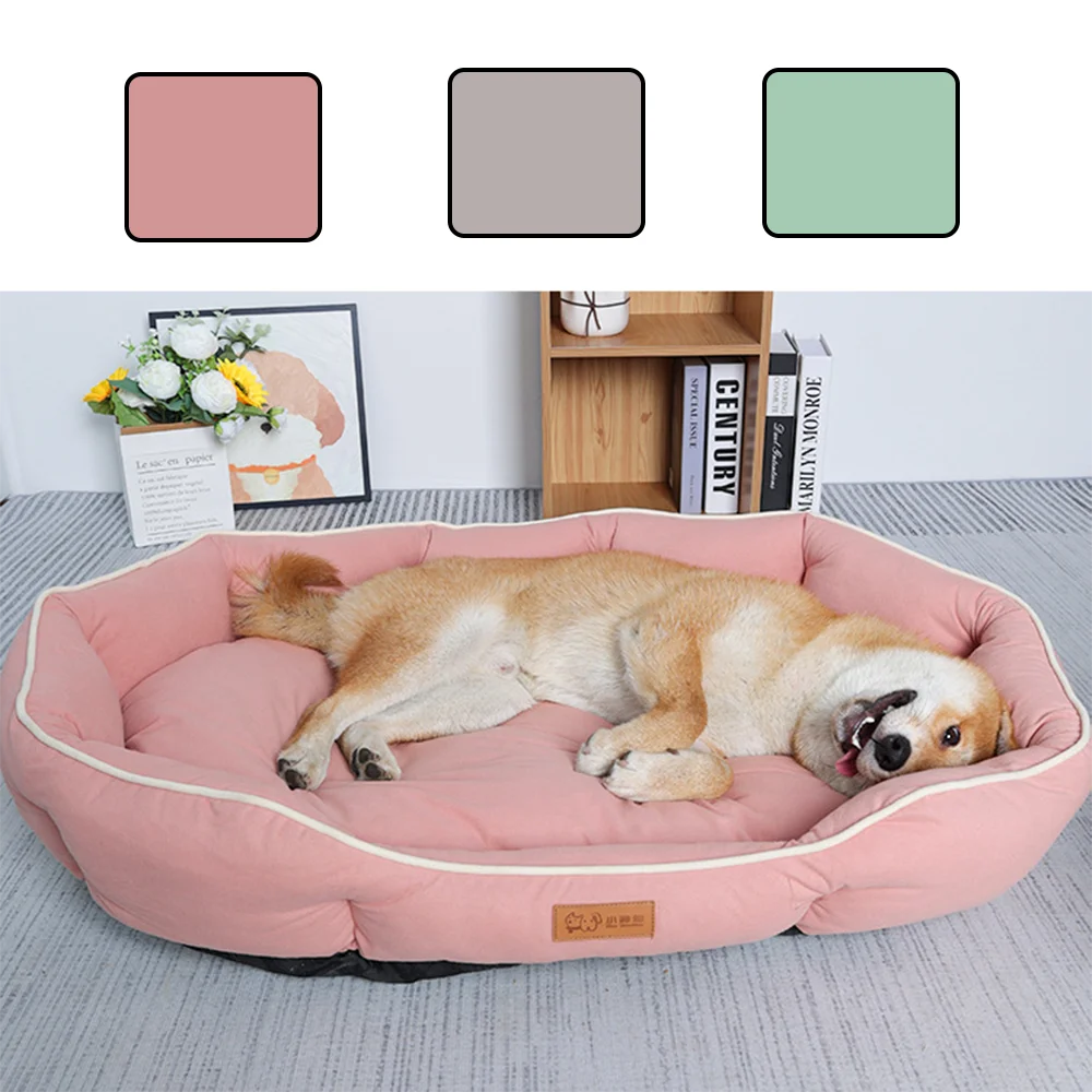 Corduroy Dog Sofa Bed - Washable Sleeping Mat for Dogs & Cats