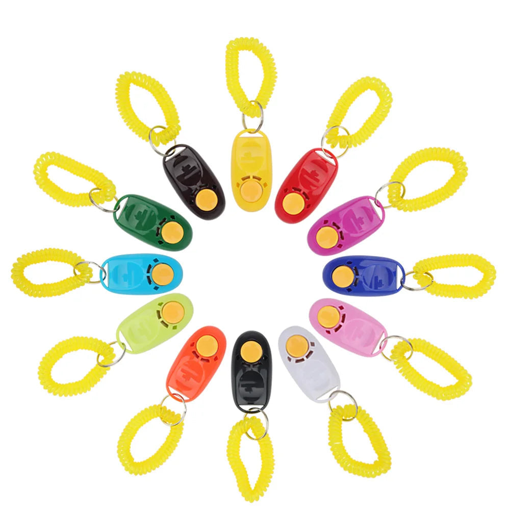 Dog Training Clicker 10-Pack - Plastic Clicker for Dogs & Cats
