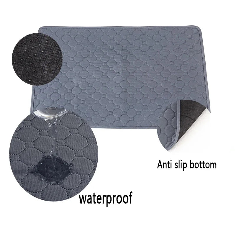Washable Dog Pee Pads - Reusable Waterproof Puppy Training Mat