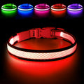 USB Rechargeable LED Dog Collar - Nighttime Safety Collar