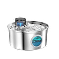 Rechargeable Stainless Steel Cat & Dog Water Fountain - 3.2 L
