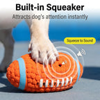 Squeaky Dog Toy Balls - Volleyball, Rugby & Football Styles