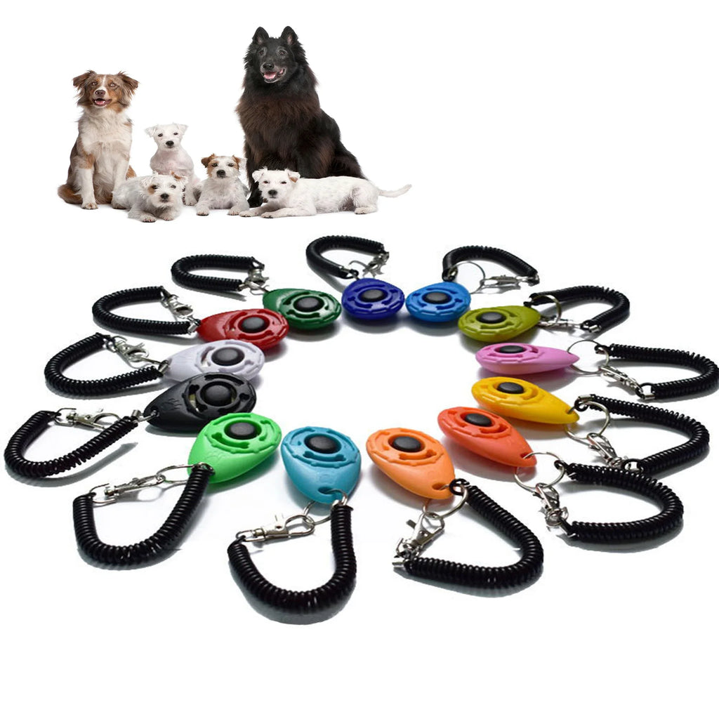 Dog Training Clicker - Plastic Click Trainer for Dogs & Cats