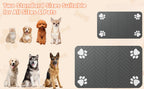 Absorbent Pet Feeding Mat - Non-Slip Placemat for Pet Bowls