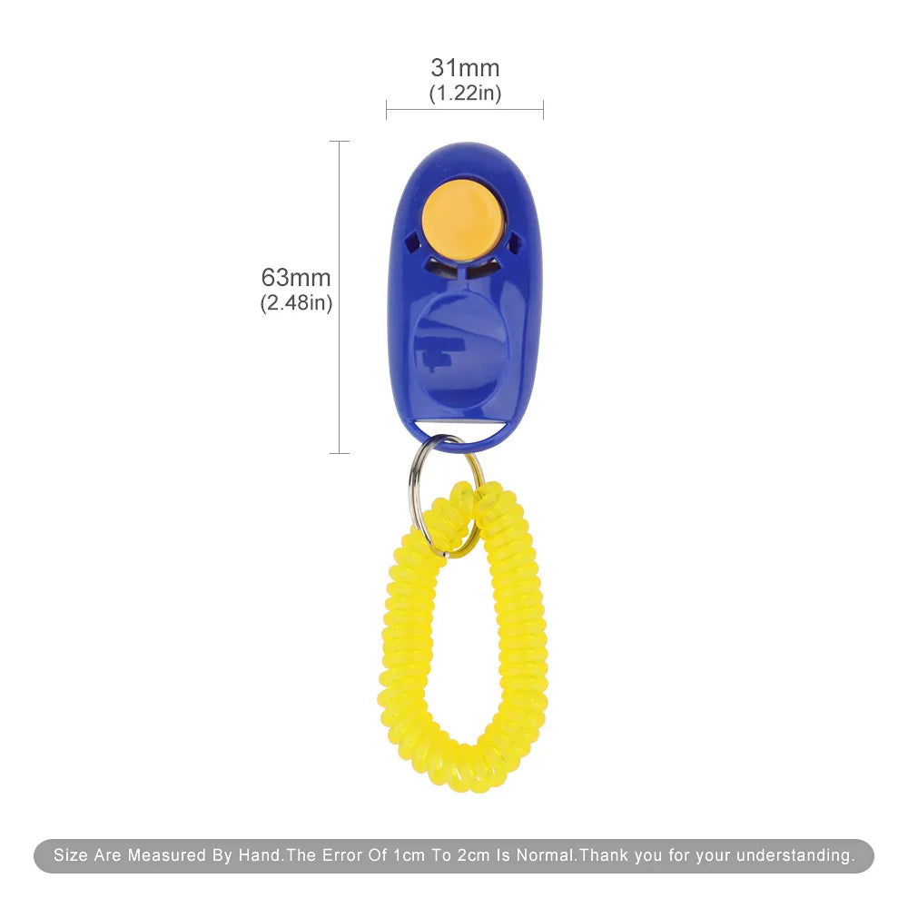Dog Training Clicker 10-Pack - Plastic Clicker for Dogs & Cats