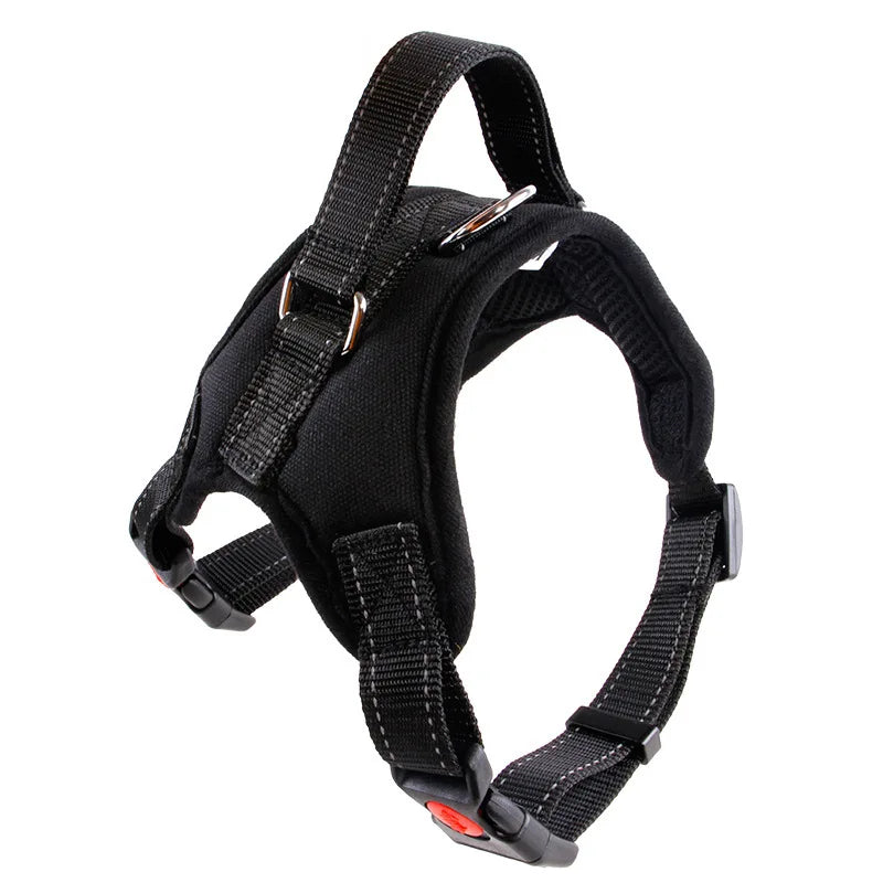 Nylon Vest Dog Harness - Easy Buckle Closure for Daily Walks
