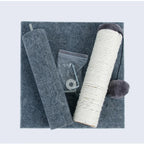 Natural Sisal Cat Scratching Post with Toy Ball - 21 in Tall