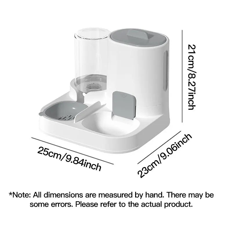 Automatic Gravity Pet Feeder - Spill-Proof Cat Food Dispenser