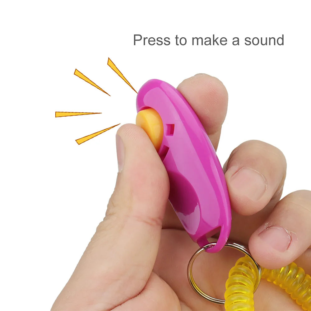 Dog Training Clicker 10-Pack - Plastic Clicker for Dogs & Cats