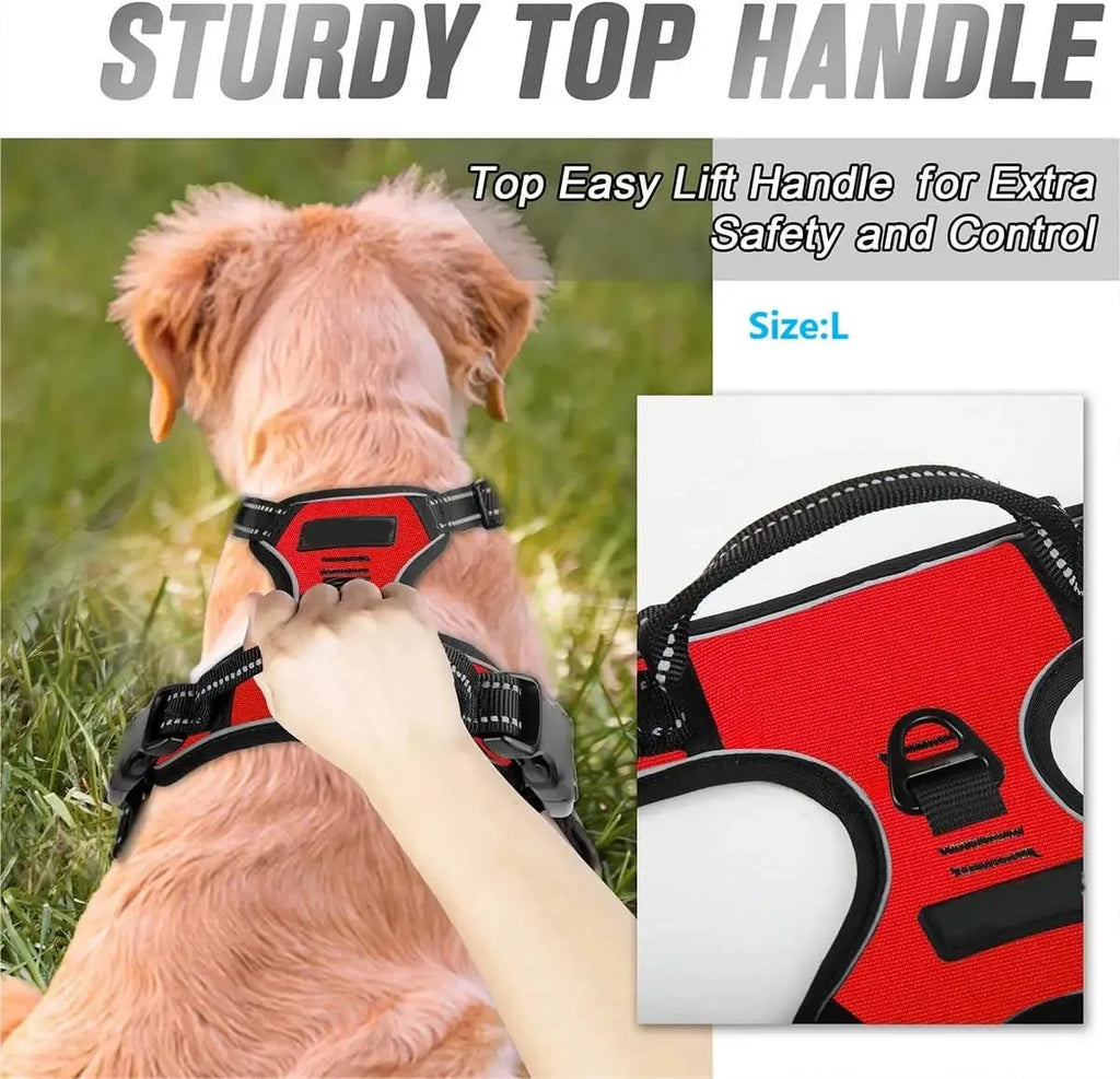 Solid Color Vest Dog Harness - Daily Walking Harness for Dogs