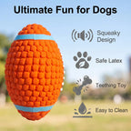 Squeaky Dog Toy Balls - Volleyball, Rugby & Football Styles